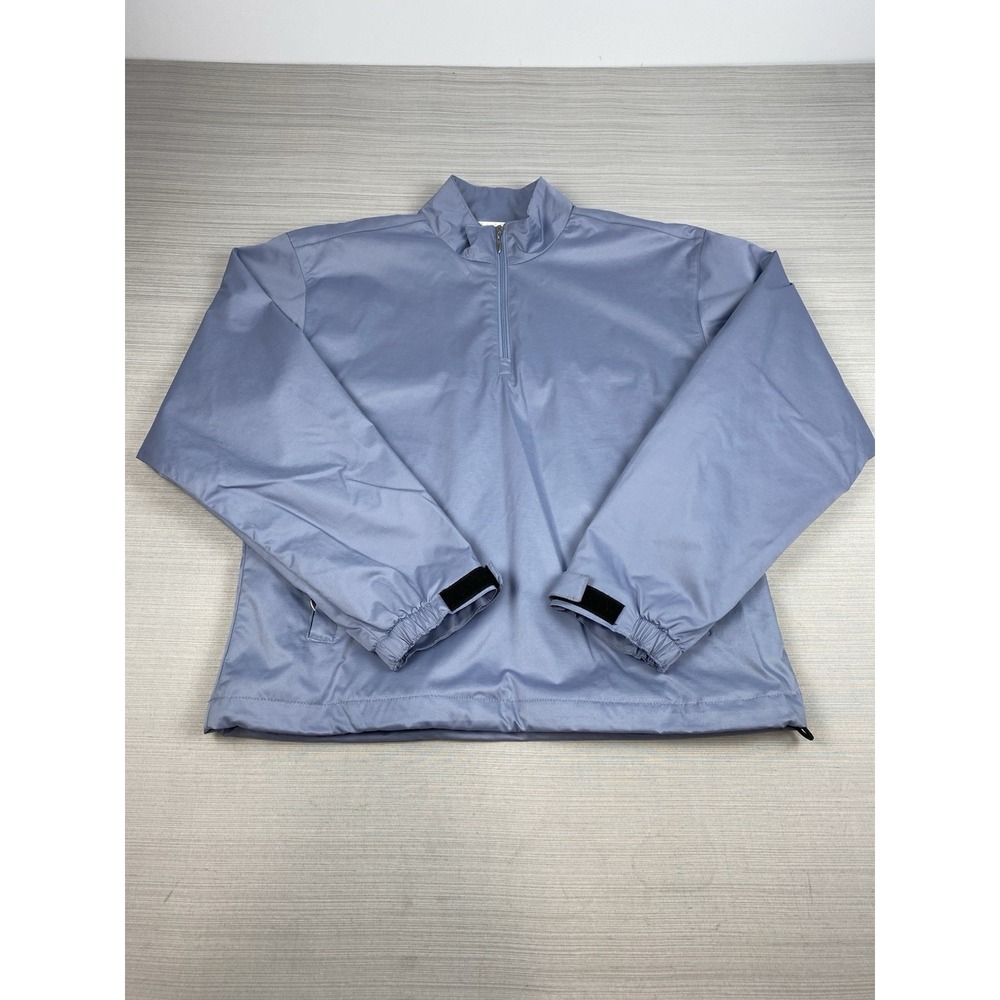 Nike Jacket Womens Size XS 0-2 Golf Clima Fit‎ Quarter Zip Windbreaker Baby Blue